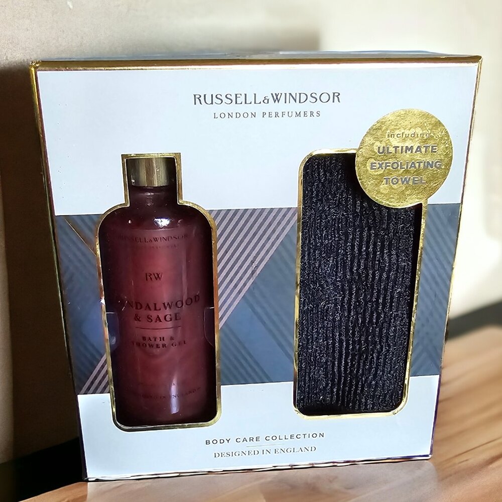 NIB RUSSEL & WINDSOR Of London "SANDALWOOD & SAGE" Body Care Collection